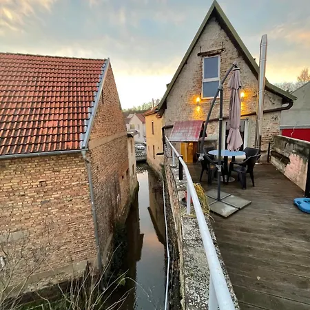 Haus Am Bach - Schoene Grosse Moderne Mit Terrasse Apartment *