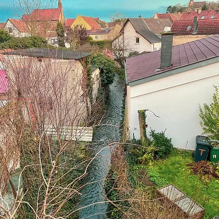 Haus Am Bach - Schoene Grosse Moderne Mit Terrasse דירה Osthofen